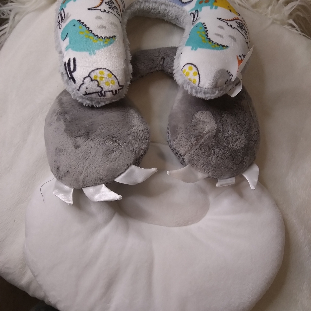 Baby Head Support Pillow Neck Support Cushion Headrest Seat Pad Carseat Pram.